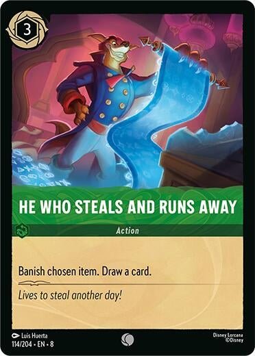 Ravensburger He Who Steals And Runs Away (114/204) (Reign of Jafar) by LAB7 Malta, Europe