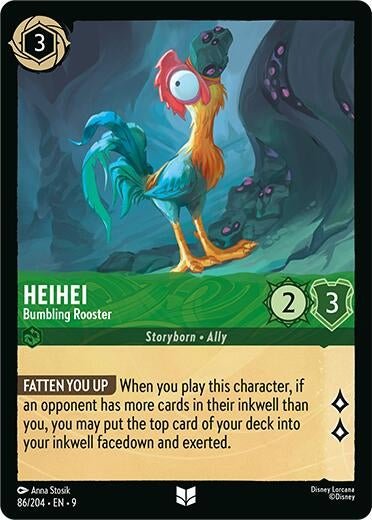 Ravensburger Heihei - Bumbling Rooster (86/204) (Fabled) by LAB7 Malta, Europe