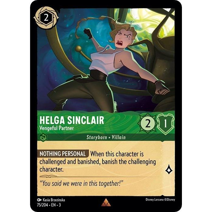 Ravensburger Helga Sinclair - Vengeful Partner (75/204) (Into the Inklands) by LAB7 Malta, Europe