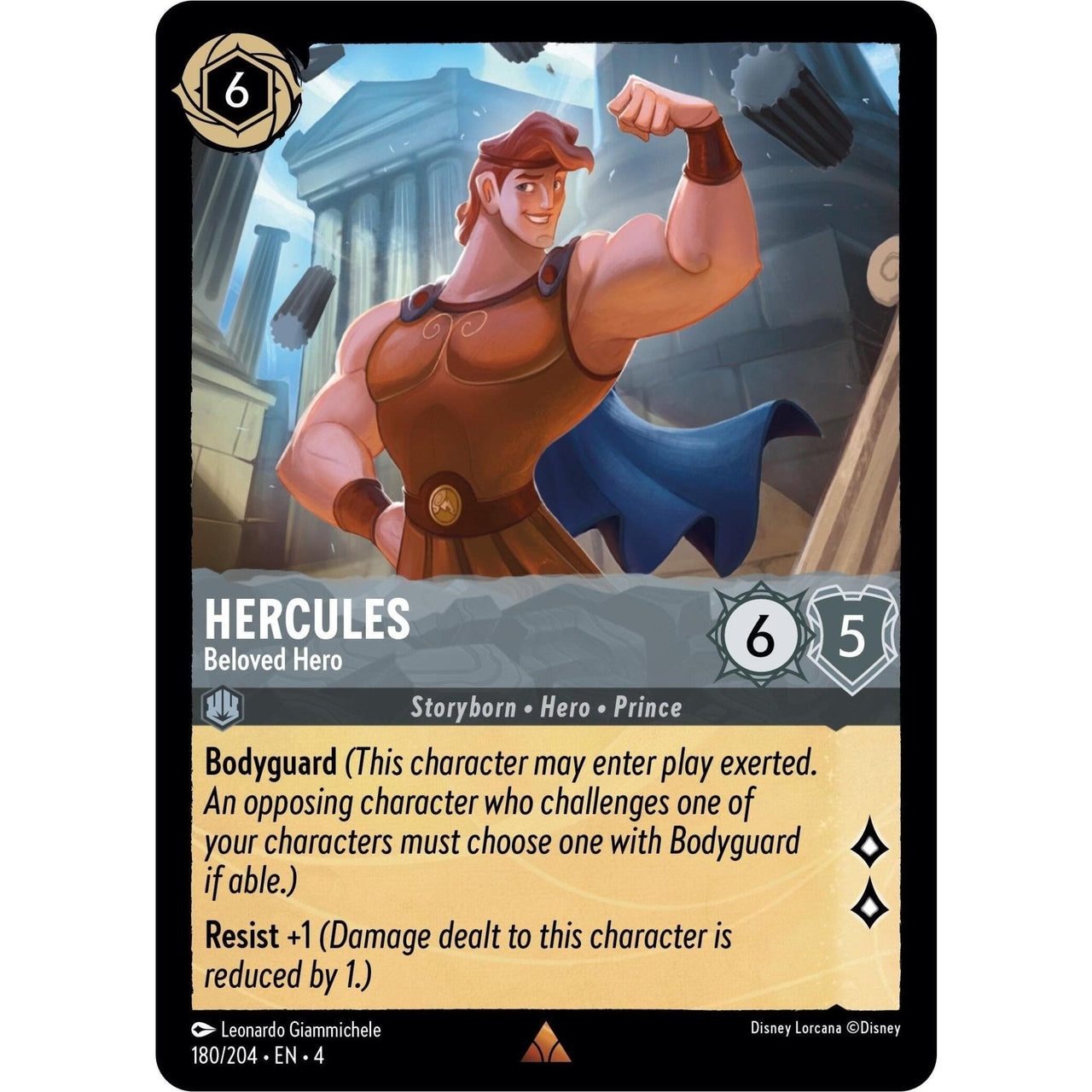 Ravensburger Hercules - Beloved Hero (180/204) (Ursula's Return) by LAB7 Malta, Europe