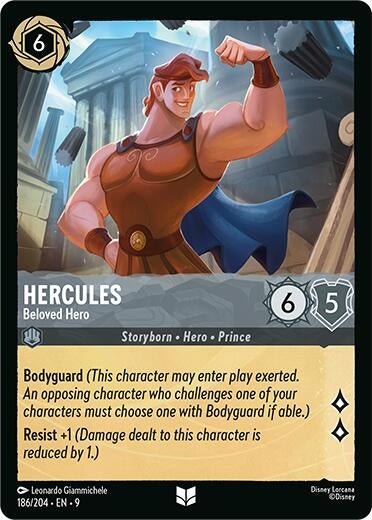 Ravensburger Hercules - Beloved Hero (186/204) (Fabled) by LAB7 Malta, Europe