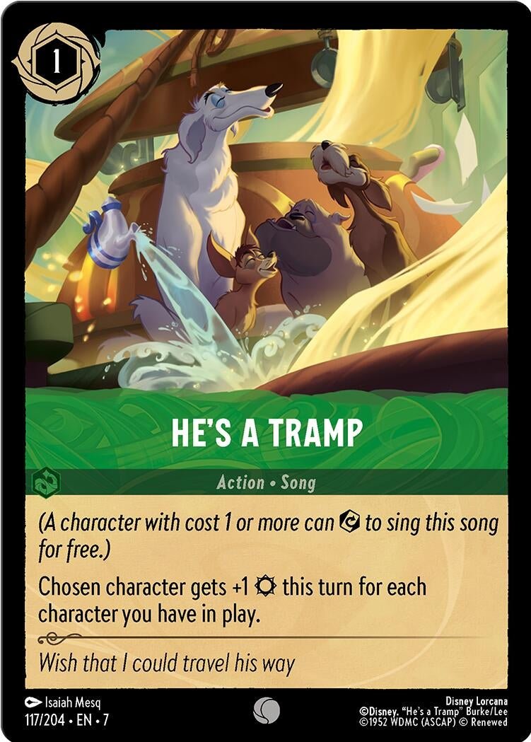 Ravensburger He's a Tramp (117/204) (Archazia's Island) by LAB7 Malta, Europe