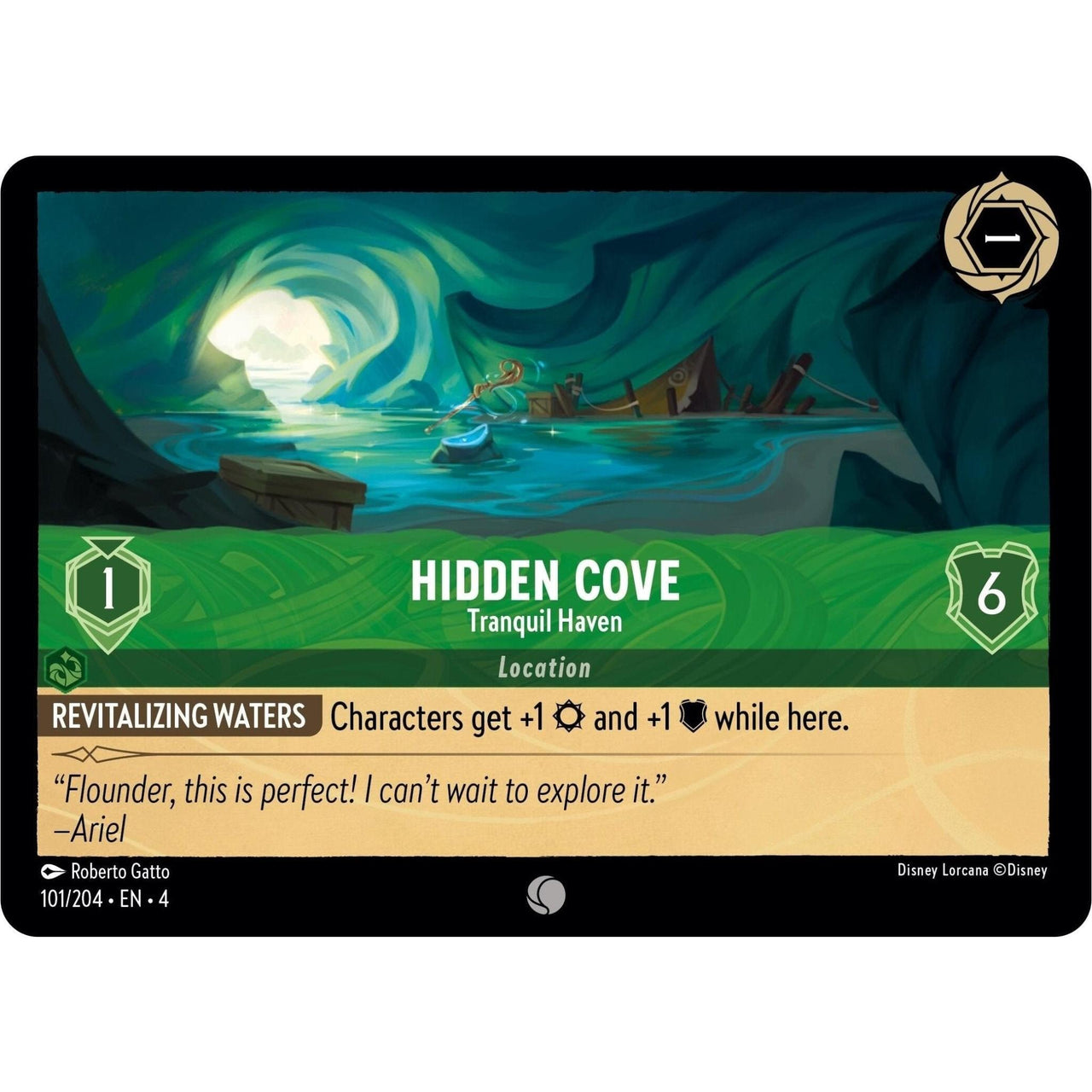 Ravensburger Hidden Cove - Tranquil Haven (101/204) (Ursula's Return) by LAB7 Malta, Europe