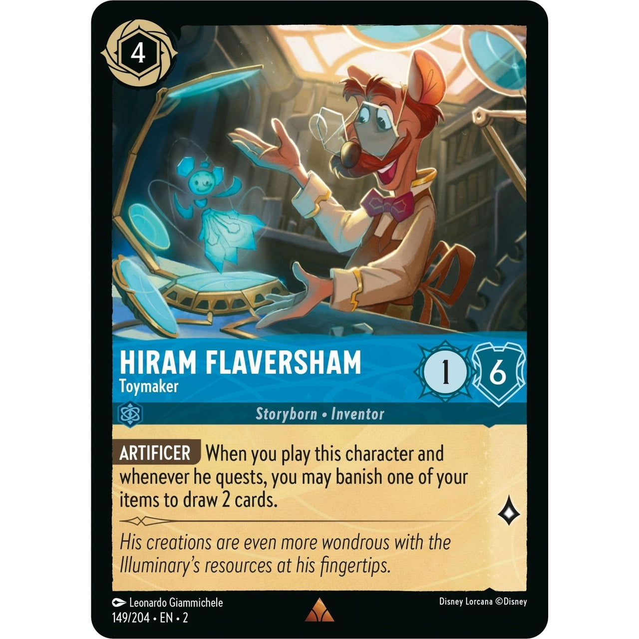 Ravensburger Hiram Flaversham - Toymaker (149/204) (Rise of the Floodborn) by LAB7 Malta, Europe