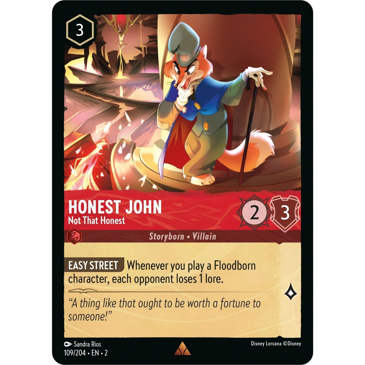 Ravensburger Honest John - Not That Honest (109/204) (Rise of the Floodborn) by LAB7 Malta, Europe