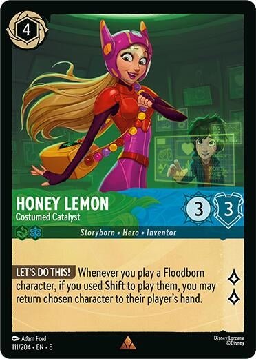 Ravensburger Honey Lemon - Costumed Catalyst (111/204) (Reign of Jafar) by LAB7 Malta, Europe