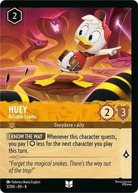 Ravensburger Huey - Reliable Leader (Foil) (3/204) (Reign of Jafar) by LAB7 Malta, Europe