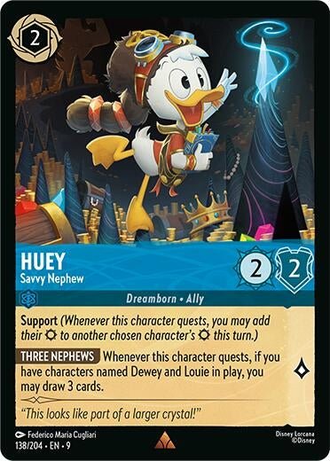 Ravensburger Huey - Savvy Nephew (138/204) (Fabled) by LAB7 Malta, Europe
