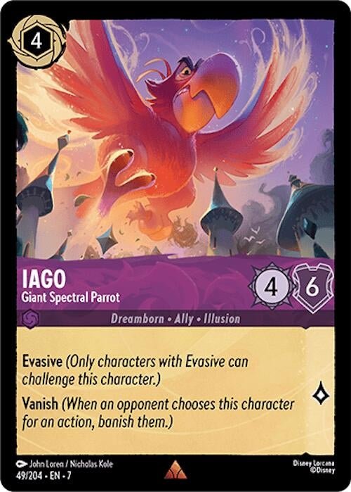 Ravensburger Iago - Giant Spectral Parrot (49/204) (Archazia's Island) by LAB7 Malta, Europe