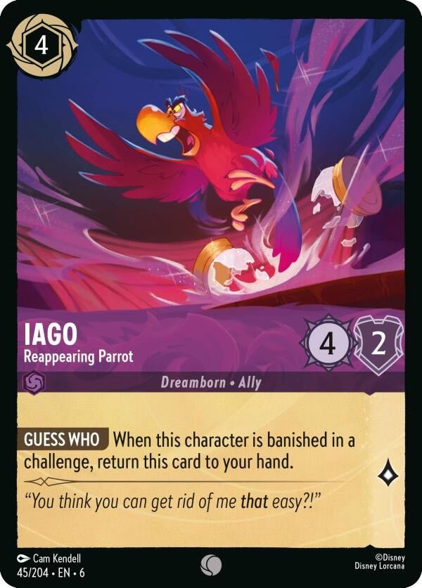 Ravensburger Iago - Reappearing Parrot (45/204) (Azurite Sea) by LAB7 Malta, Europe