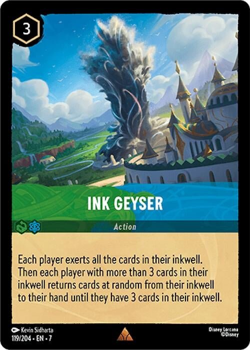Ravensburger Ink Geyser (119/204) (Archazia's Island) by LAB7 Malta, Europe