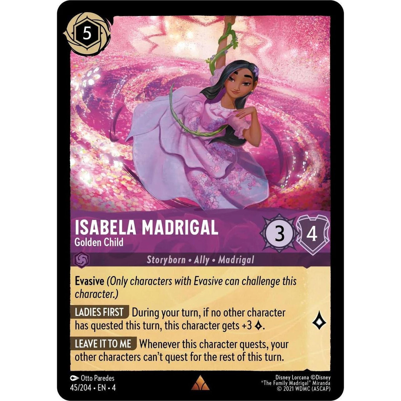 Ravensburger Isabela Madrigal - Golden Child (45/204) (Ursula's Return) by LAB7 Malta, Europe