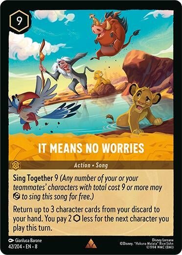 Ravensburger It Means No Worries (42/204) (Reign of Jafar) by LAB7 Malta, Europe