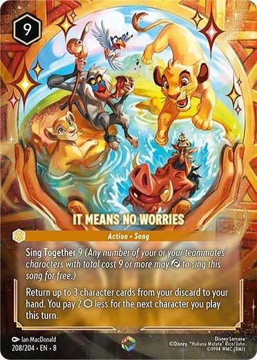 Ravensburger It Means No Worries (Enchanted) (208/204) (Reign of Jafar) by LAB7 Malta, Europe