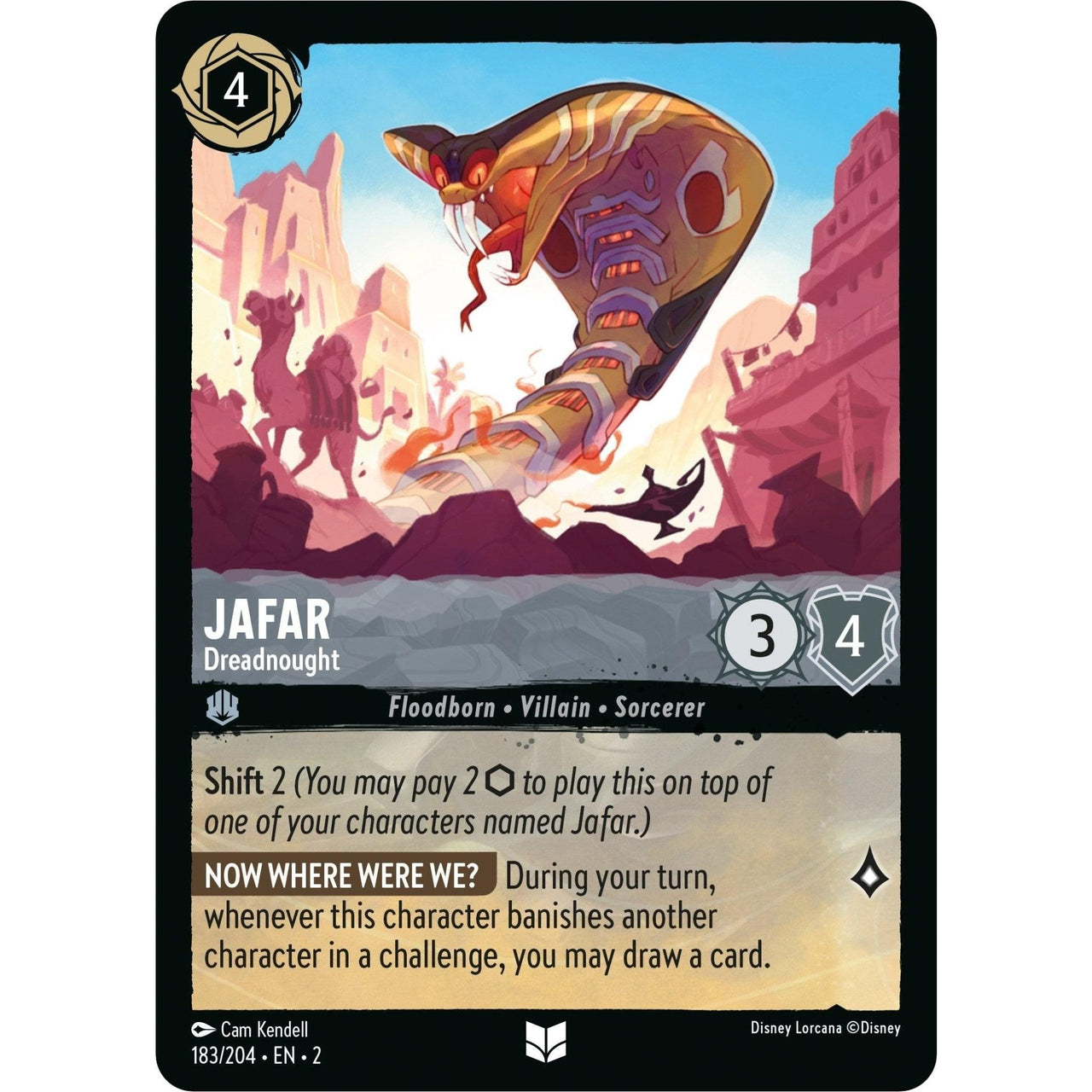 Ravensburger Jafar - Dreadnought (183/204) (Rise of the Floodborn) by LAB7 Malta, Europe