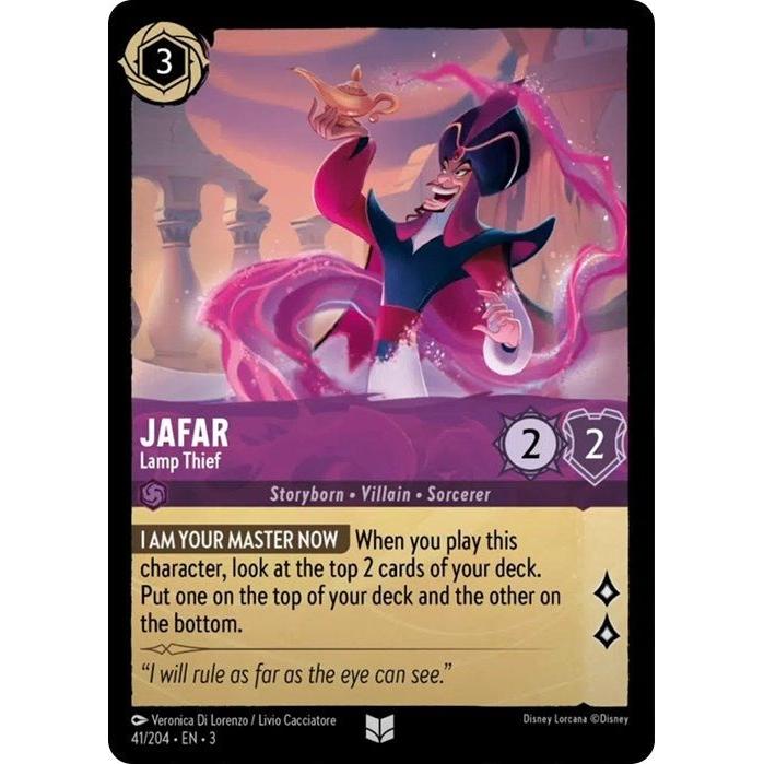 Ravensburger Jafar - Lamp Thief (41/204) (Into the Inklands) by LAB7 Malta, Europe