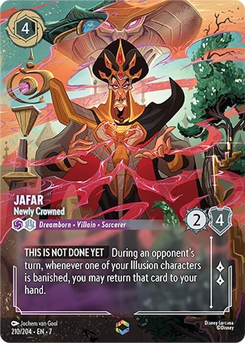 Ravensburger Jafar - Newly Crowned (Enchanted) (210/204) (Archazia's Island) by LAB7 Malta, Europe