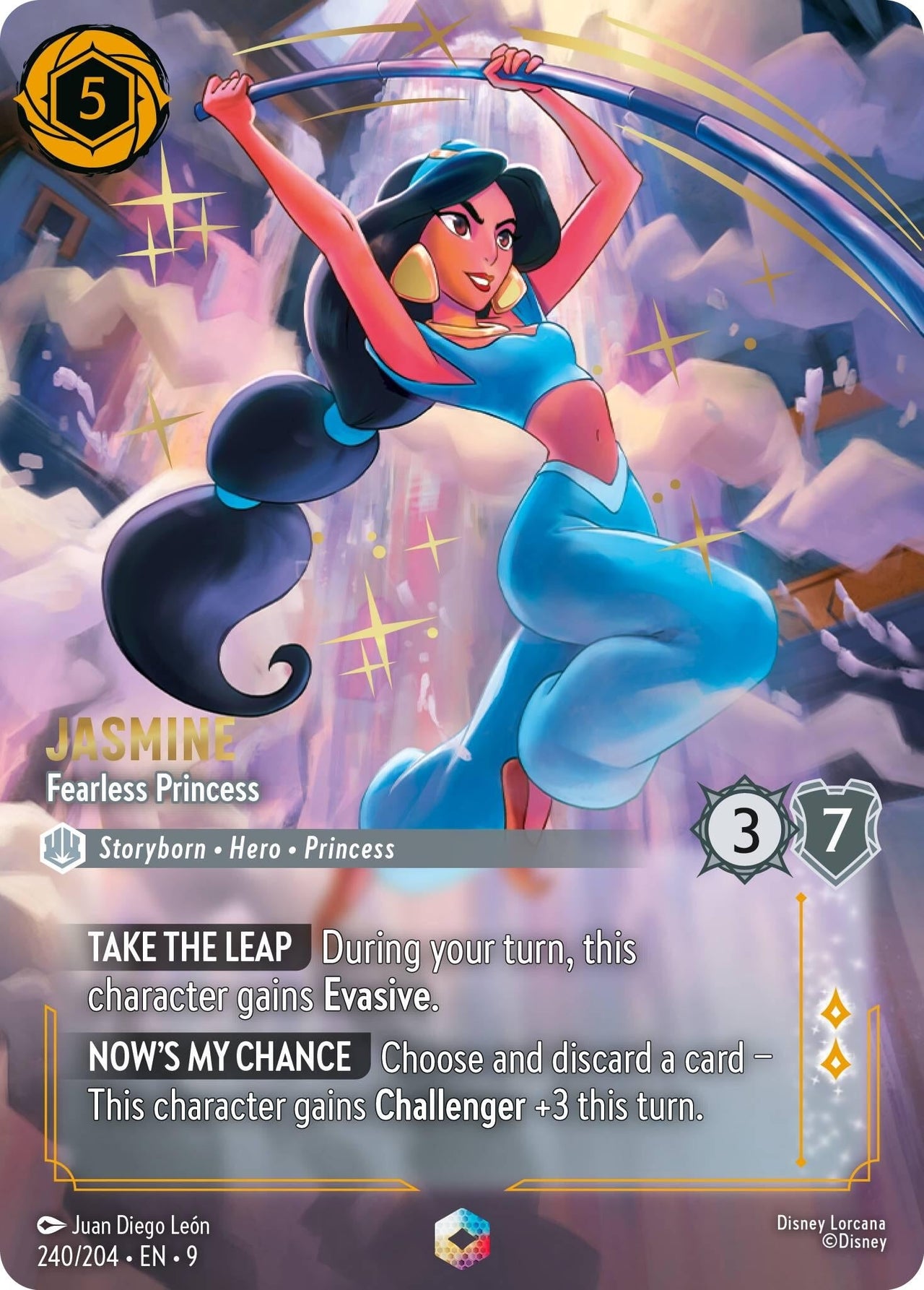 Ravensburger Jasmine - Fearless Princess (Enchanted) (240/204) (Fabled) by LAB7 Malta, Europe