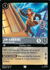 Ravensburger Jim Hawkins - Rigging Specialist (183/204) (Azurite Sea) by LAB7 Malta, Europe