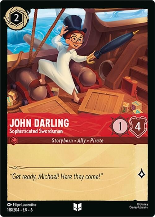 Ravensburger John Darling - Sophisticated Swordsman (118/204) (Azurite Sea) by LAB7 Malta, Europe