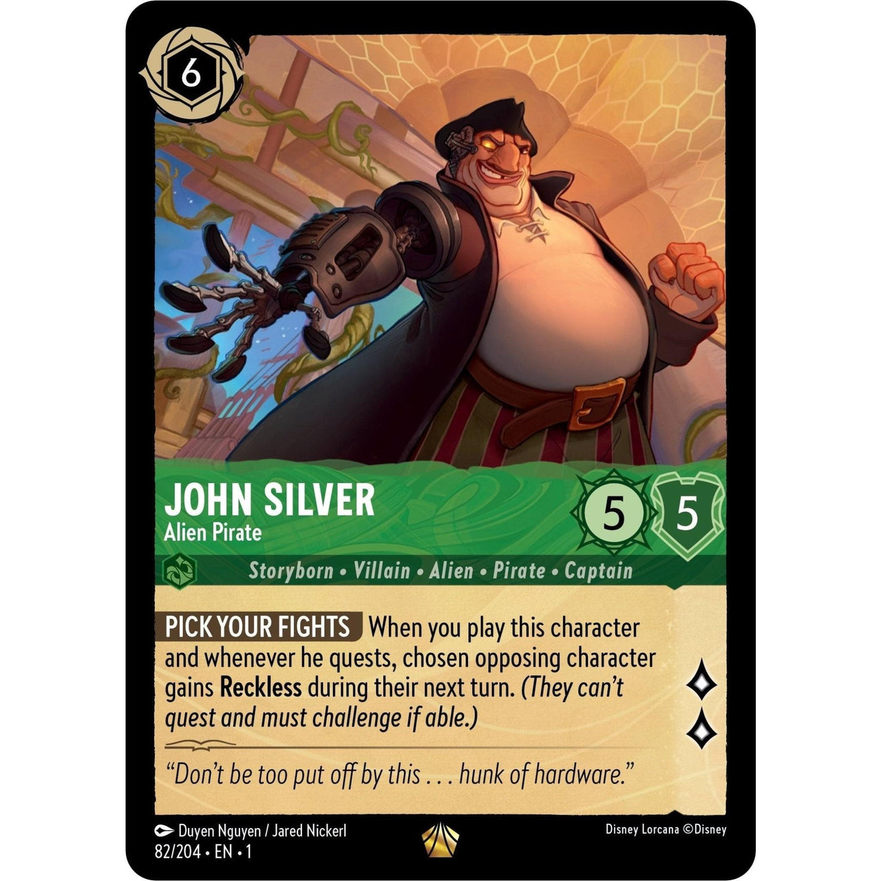 Ravensburger John Silver - Alien Pirate (82/204) (The First Chapter) by LAB7 Malta, Europe