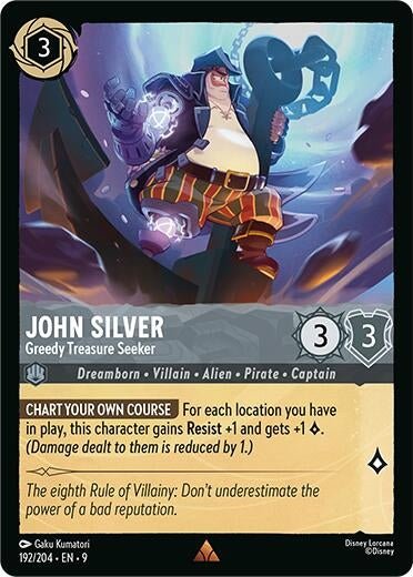 Ravensburger John Silver - Greedy Treasure Seeker (192/204) (Fabled) by LAB7 Malta, Europe