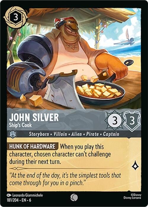 Ravensburger John Silver - Ship's Cook (181/204) (Azurite Sea) by LAB7 Malta, Europe