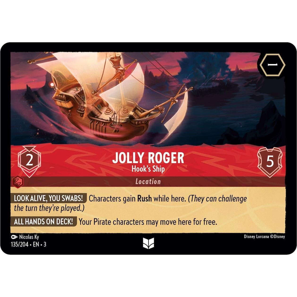 Ravensburger Jolly Roger - Hook's Ship (135/204) (Into the Inklands) by LAB7 Malta, Europe
