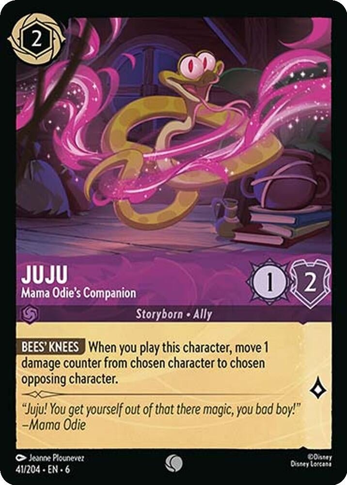 Ravensburger Juju - Mama Odie's Companion (41/204) (Azurite Sea) by LAB7 Malta, Europe
