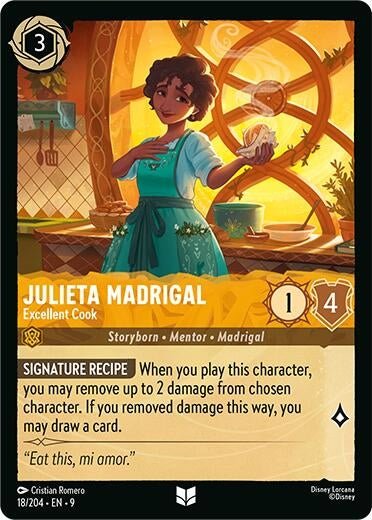 Ravensburger Julieta Madrigal - Excellent Cook (18/204) (Fabled) by LAB7 Malta, Europe