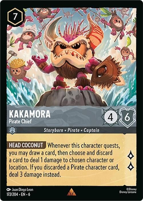 Ravensburger Kakamora - Pirate Chief (172/204) (Azurite Sea) by LAB7 Malta, Europe