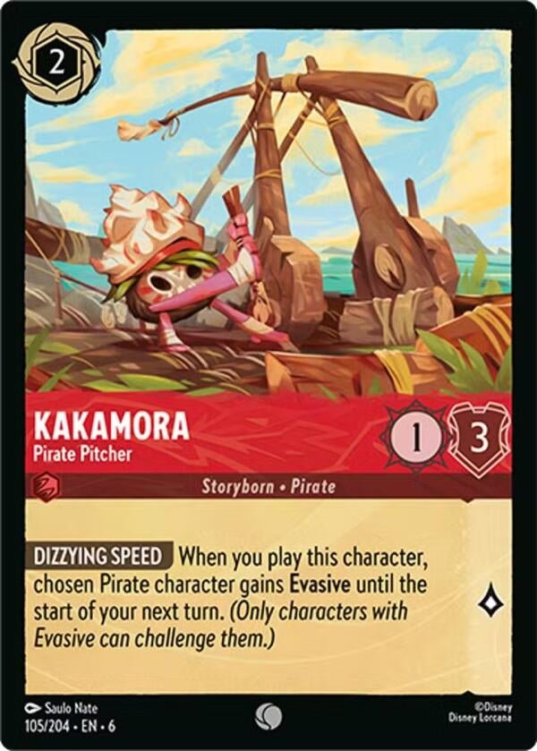 Ravensburger Kakamora - Pirate Pitcher (105/204) (Azurite Sea) by LAB7 Malta, Europe
