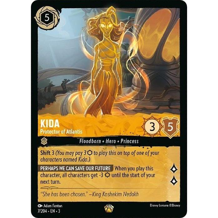 Ravensburger Kida - Protector of Atlantis (7/204) (Into the Inklands) by LAB7 Malta, Europe