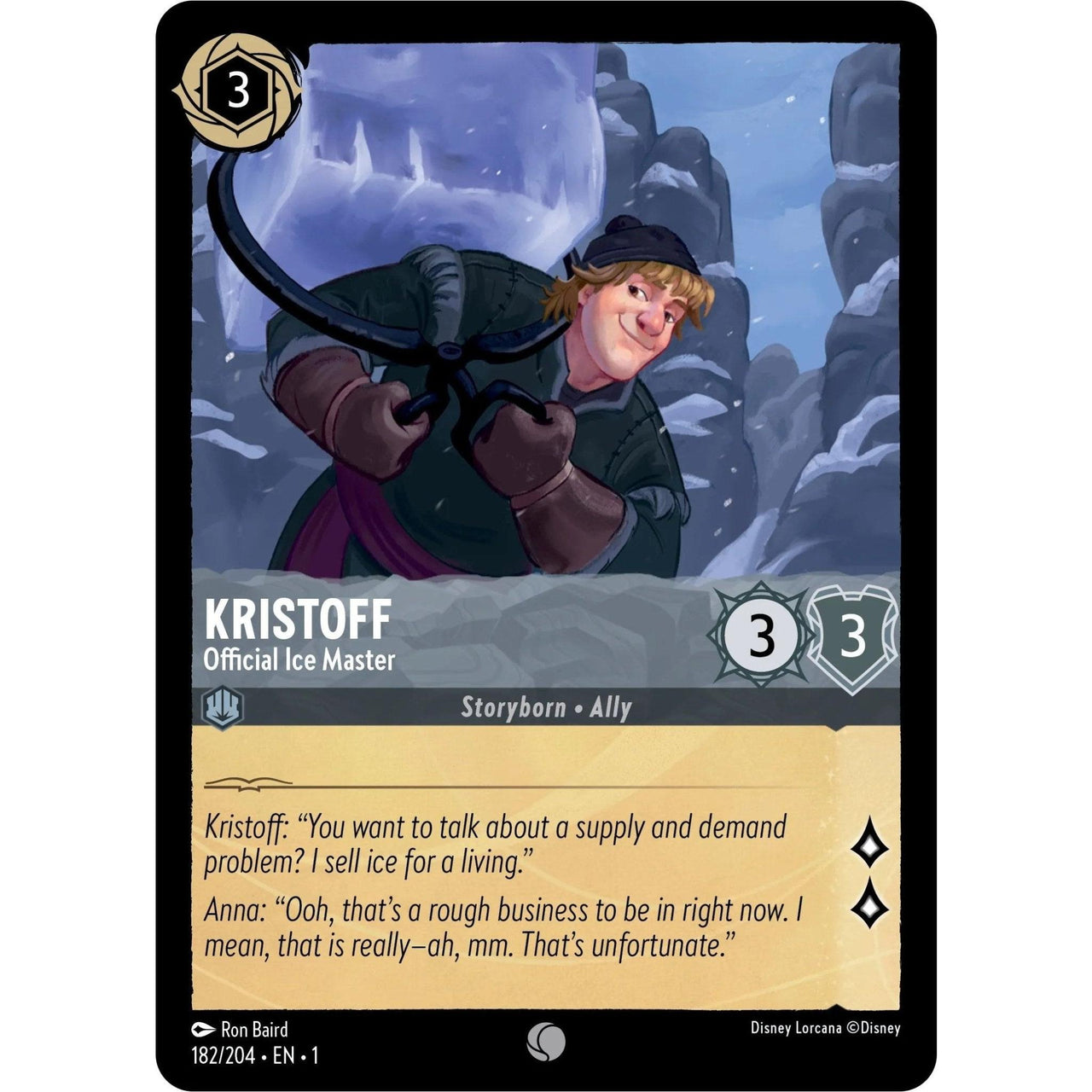 Ravensburger Kristoff - Official Ice Master (182/204) (The First Chapter) by LAB7 Malta, Europe
