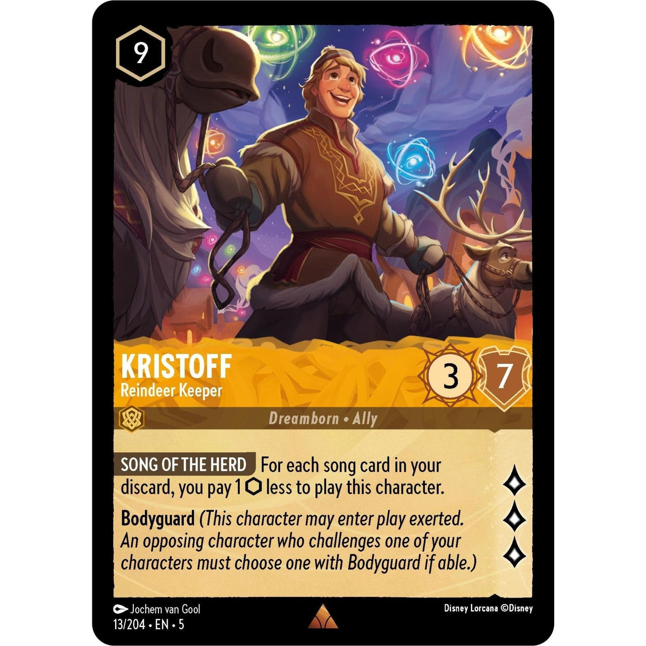 Ravensburger Kristoff - Reindeer Keeper (13/204) (Shimmering Skies) by LAB7 Malta, Europe