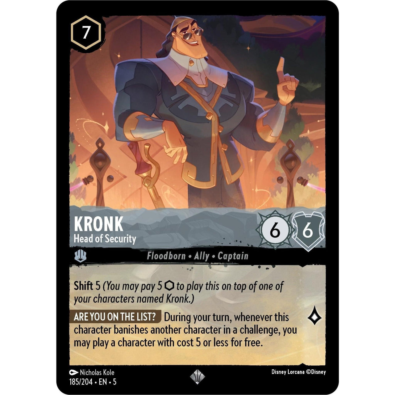 Ravensburger Kronk - Head of Security (185/204) (Shimmering Skies) by LAB7 Malta, Europe