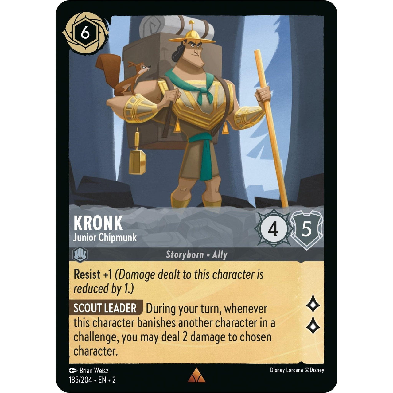 Ravensburger Kronk - Junior Chipmunk (185/204) (Rise of the Floodborn) by LAB7 Malta, Europe