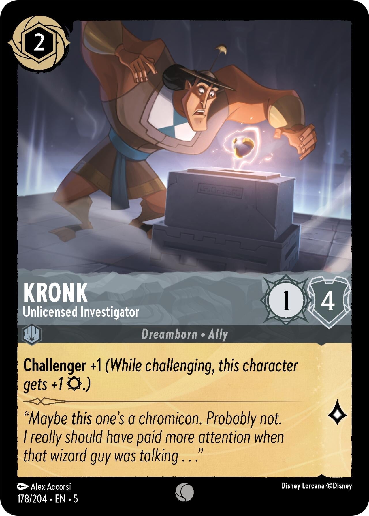 Ravensburger Kronk - Unlicensed Investigator (178/204) (Shimmering Skies) by LAB7 Malta, Europe