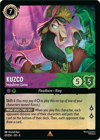 Ravensburger Kuzco - Impulsive Llama (67/204) (Reign of Jafar) by LAB7 Malta, Europe