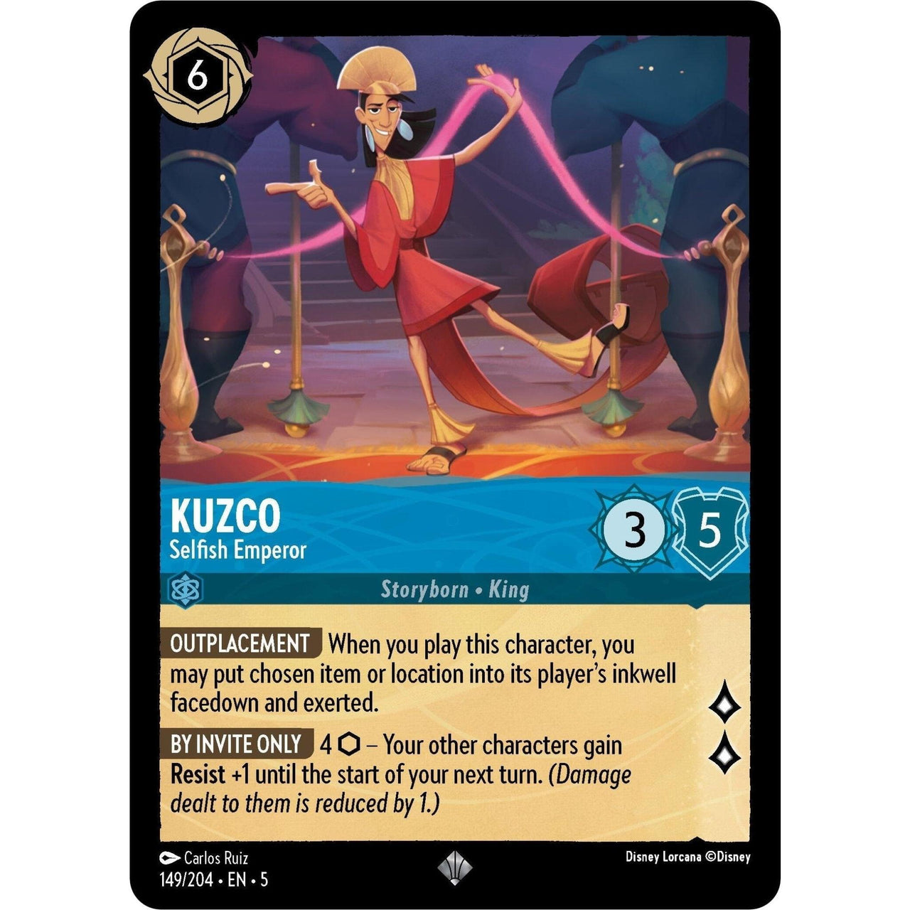Ravensburger Kuzco - Selfish Emperor (149/204) (Shimmering Skies) by LAB7 Malta, Europe
