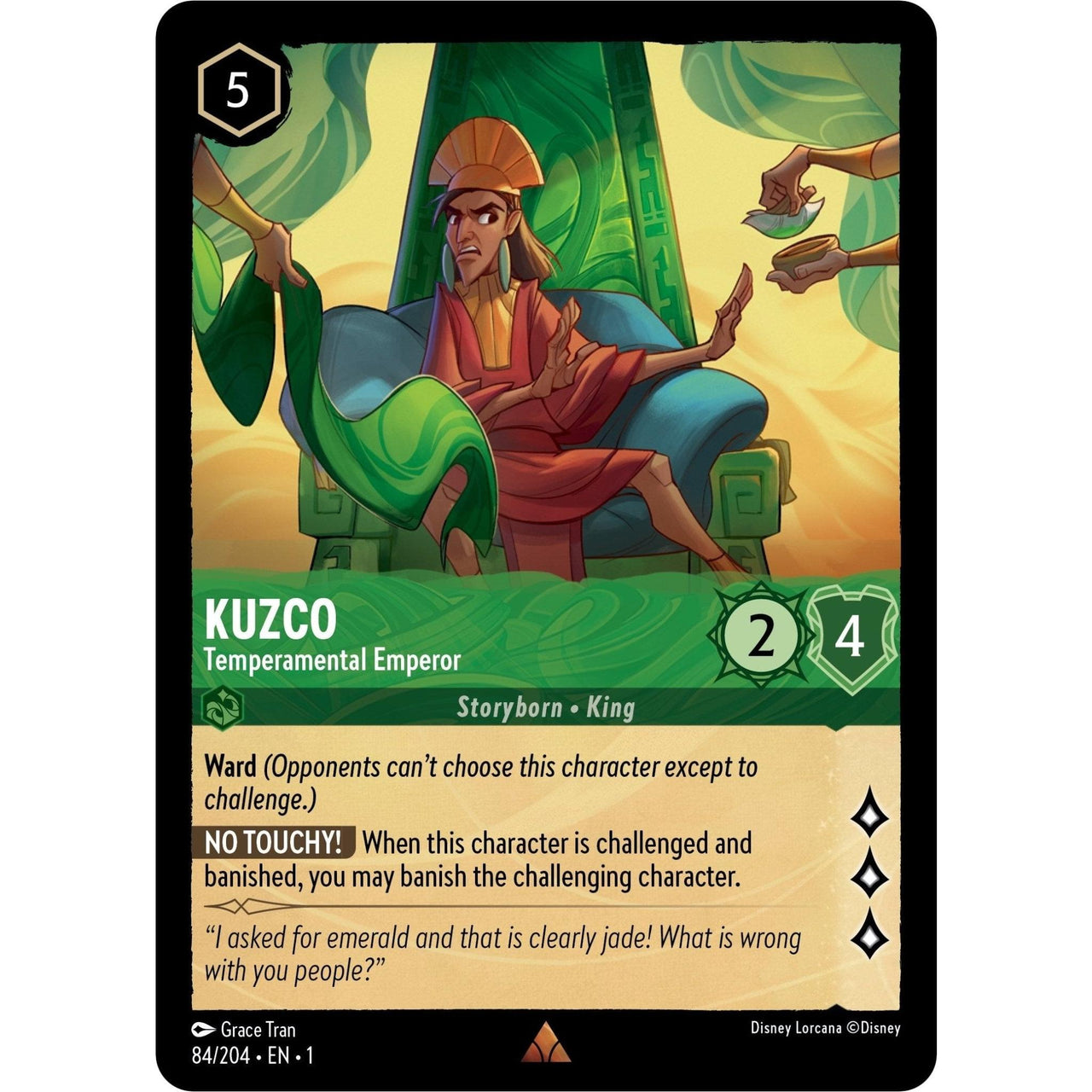 Ravensburger Kuzco - Temperamental Emperor (84/204) (The First Chapter) by LAB7 Malta, Europe