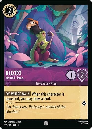 Ravensburger Kuzco - Wanted Llama (49/204) (Fabled) by LAB7 Malta, Europe