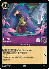 Ravensburger Kuzco - Wanted Llama (49/204) (Fabled) by LAB7 Malta, Europe