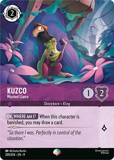Ravensburger Kuzco - Wanted Llama (Epic) (209/204) (Fabled) by LAB7 Malta, Europe