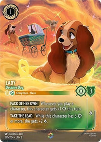 Ravensburger Lady - Decisive Dog (Enchanted) (205/204) (Reign of Jafar) by LAB7 Malta, Europe