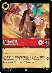 Ravensburger Lafayette - Sleepy Basset Hound (132/204) (Reign of Jafar) by LAB7 Malta, Europe