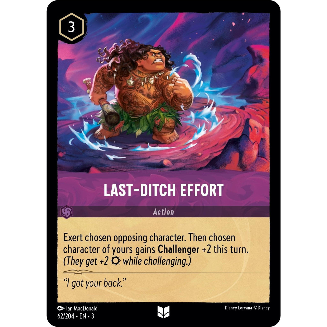 Ravensburger Last - Ditch Effort (62/204) (Into the Inklands) by LAB7 Malta, Europe