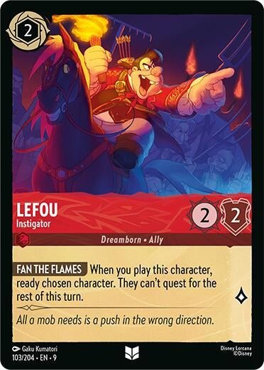 Ravensburger LeFou - Instigator (103/204) (Fabled) by LAB7 Malta, Europe