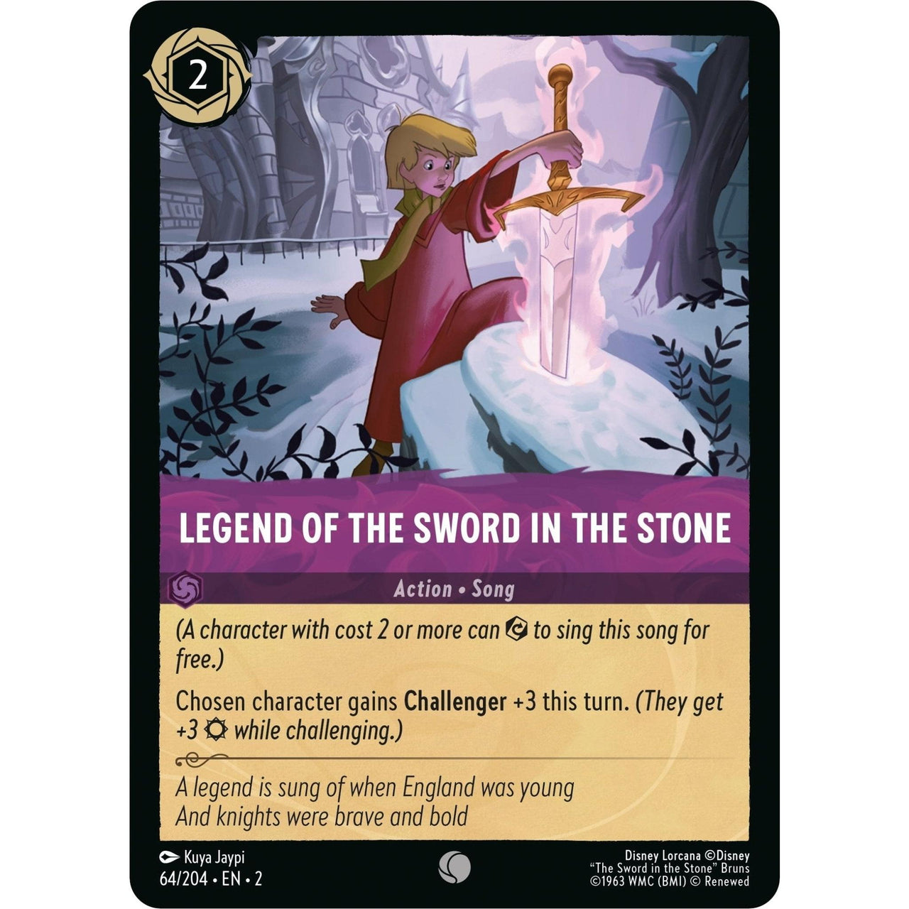 Ravensburger Legend of the Sword in the Stone (64/204) (Rise of the Floodborn) by LAB7 Malta, Europe