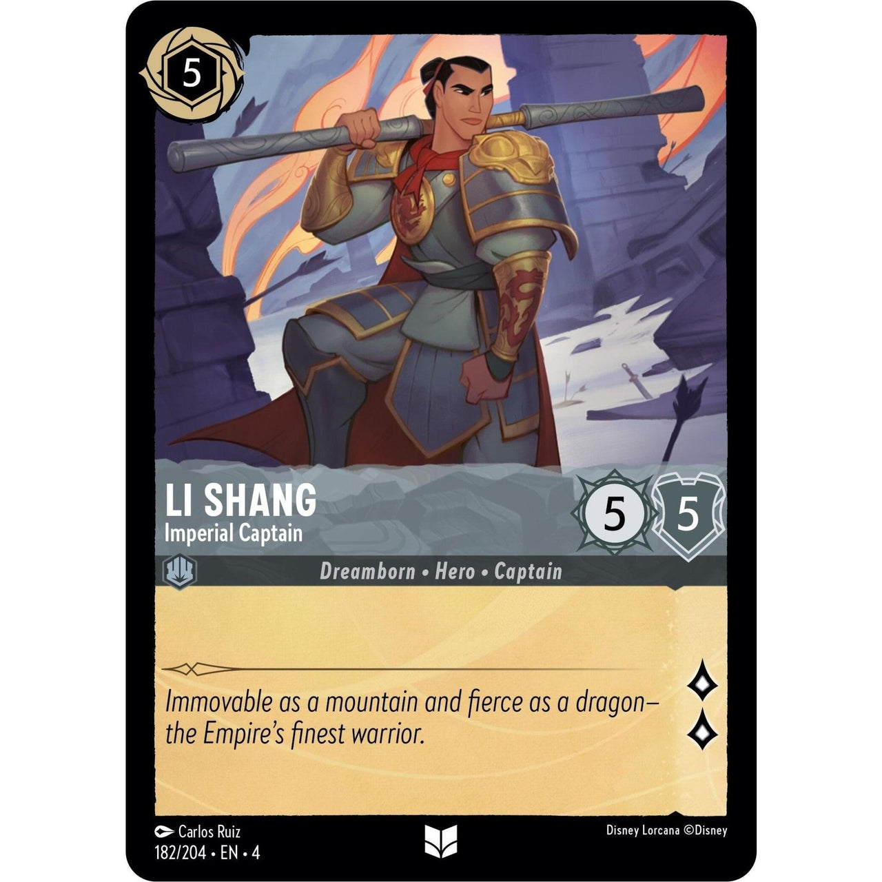 Ravensburger Li Shang - Imperial Captain (182/204) (Ursula's Return) by LAB7 Malta, Europe
